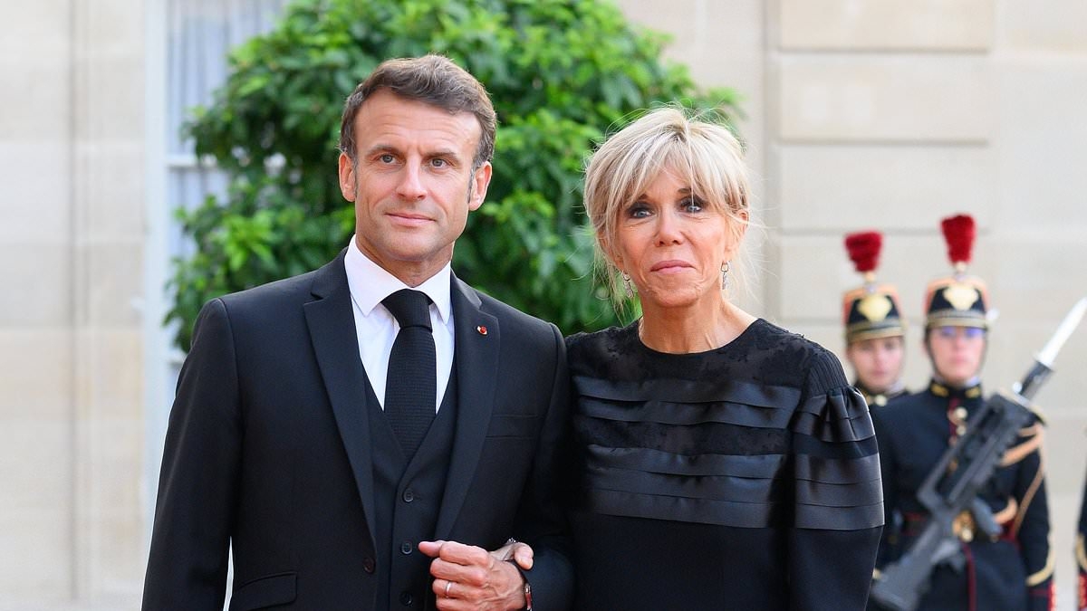 Shocked Gen-Z is only just finding out how Emmanuel Macron met his wife after shock 'shoving' video emerges