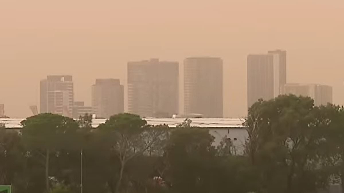Sydney sky turns orange courtesy of rare weather phenomenon