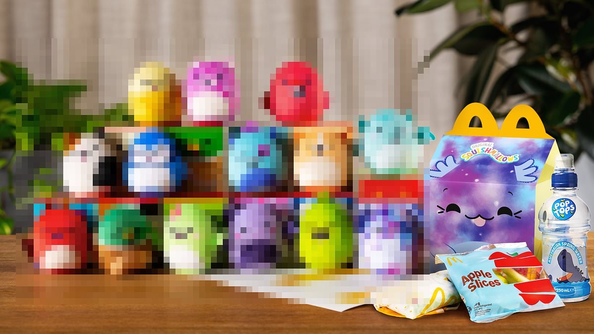EXCLUSIVE McDonald's Australia to launch Squishmallows in surprise new Happy Meal range - including an exclusive new character: 'This is huge'