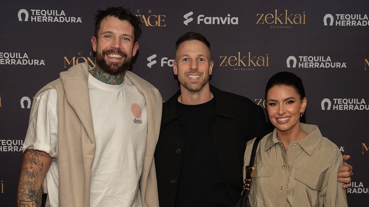 EXCLUSIVE MAFS stars reunite! Dave joins Rhi and Jeff at birthday bash for Love Triangle's Alan Wallace at glitzy Zekkai rooftop launch