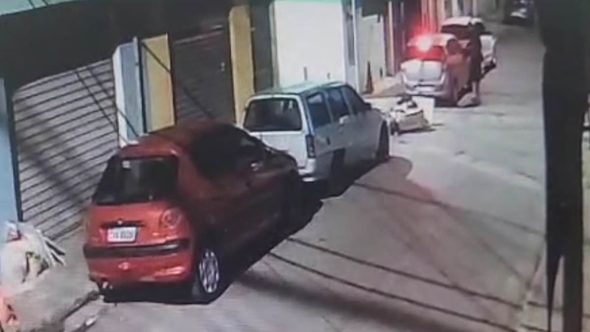 Chilling moment 'killer' husband is filmed bundling his ex-wife's body into car boot 'before dumping her in piranha-infested river'