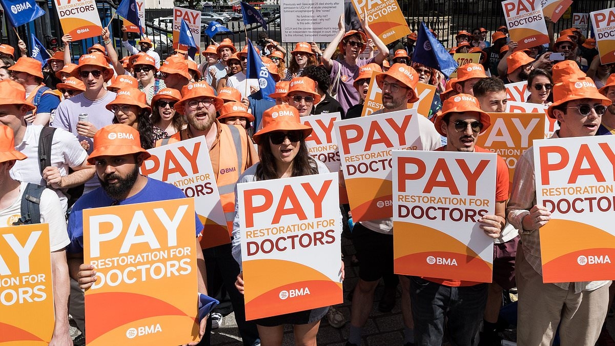 Doctors ramp up strike threats as ballot begins despite inflation-busting 5.4% pay offer from desperate Labour ministers
