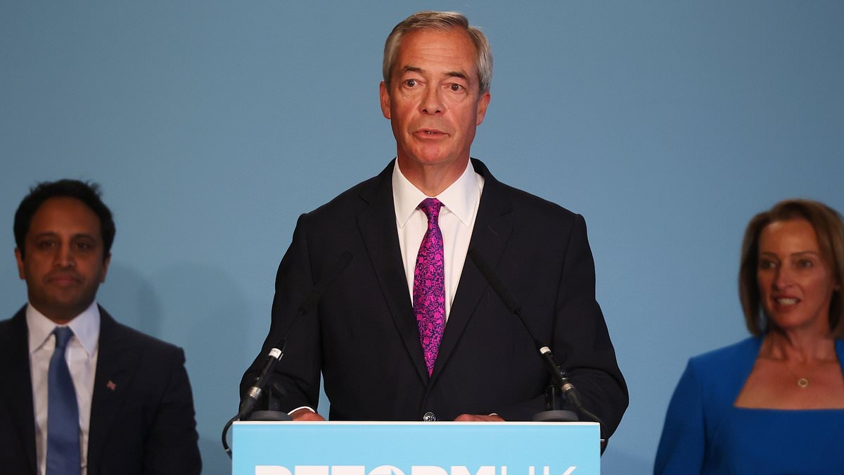 Farage taunts 'terrified' Starmer as he vows to scrap two-child benefit cap, restore winter fuel payments and hand married couples tax breaks