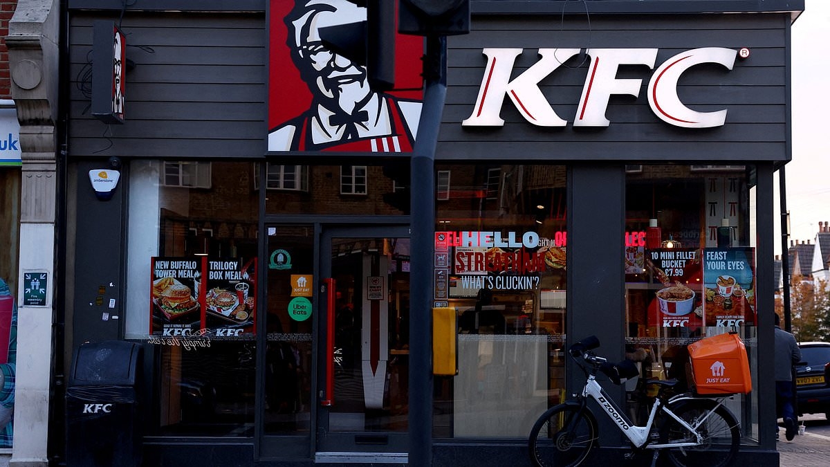 KFC announces £1.5billion expansion plans to open 500 more restaurants in the next decade as demand for fried chicken surges