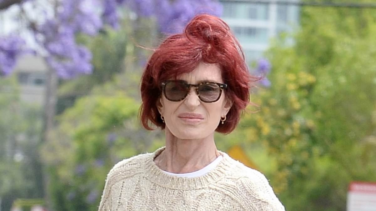 Sharon Osbourne, 72, continues to show off her dramatic weight loss while shopping for smaller clothes