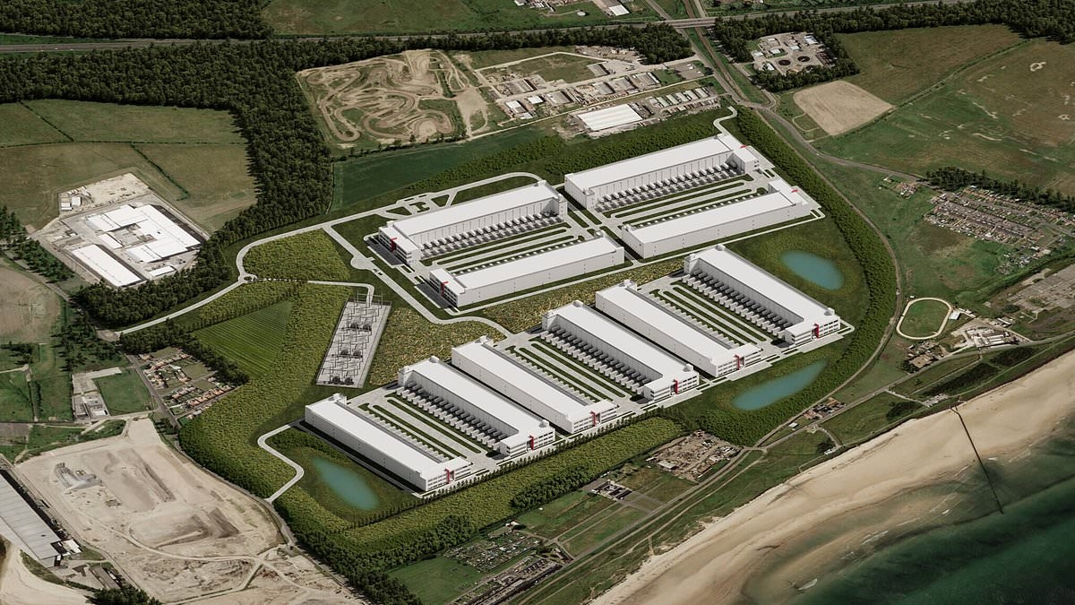 How can Starmer square Labour's absurd Net Zero drive with his plans for this £10BILLION AI data centre that could emit as much CO2 as an airport? ROSS CLARK