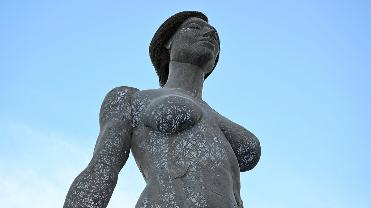 Uproar over 'obscene' 50ft statue towering over San Francisco's skyline that 'nobody asked for'