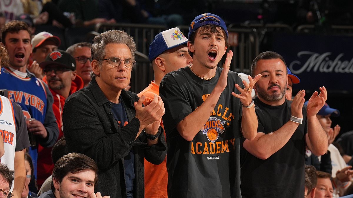 Timothee Chalamet and celebrity Knicks fans are causing team's Madison Square Garden problems, claims radio host
