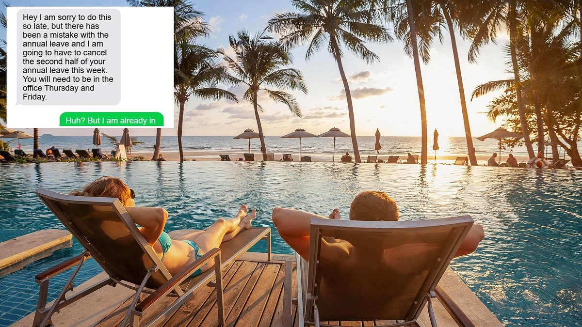 Boss sparks outrage with 'absurd' texts to an employee on their holiday: 'This is beyond inappropriate'