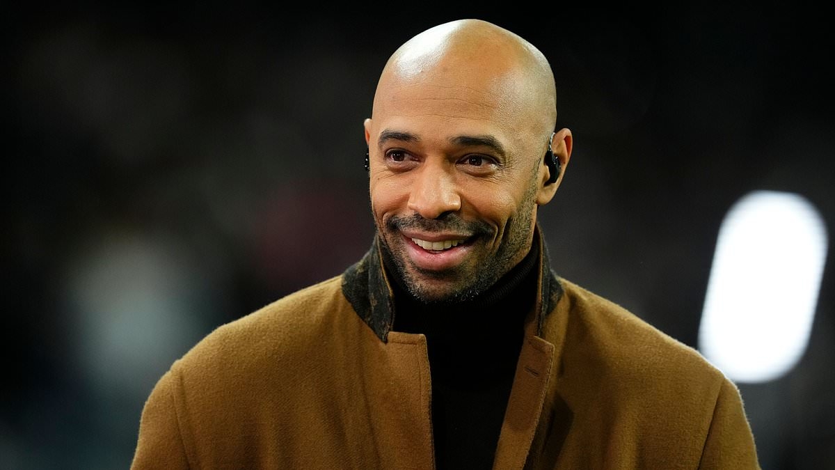 Thierry Henry calls out Mikel Arteta for his lack of trophies - as Arsenal legend makes stark comparison with Man United