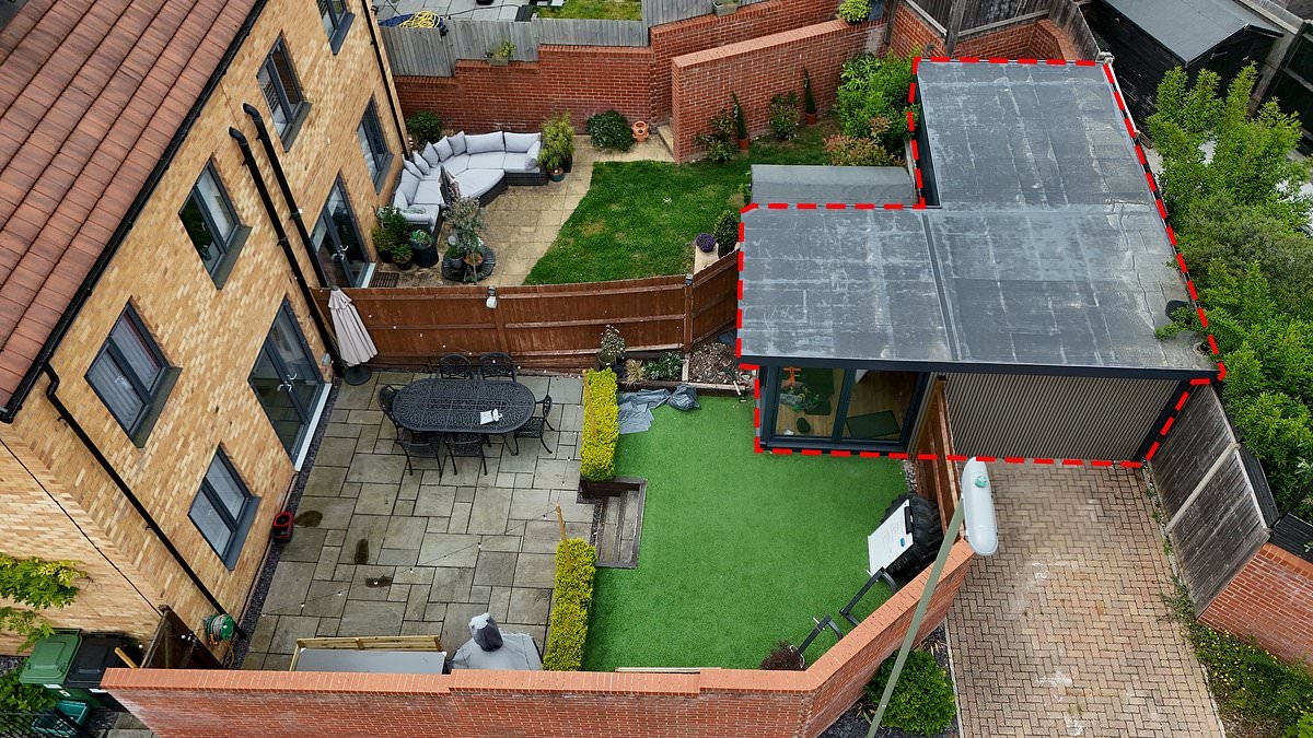 EXCLUSIVE Neighbours defend couple ordered to demolish home gym they built on their own driveway because of 'dangerous' parking situation