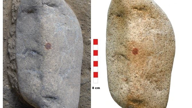 Can YOU see the face? Scientists claim this 'portrait' was created by a Neanderthal 43,000 years ago
