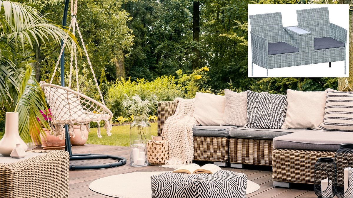 Tesco's garden furniture collection looks so much more expensive than it is, with pieces from £15 - and it's selling out fast
