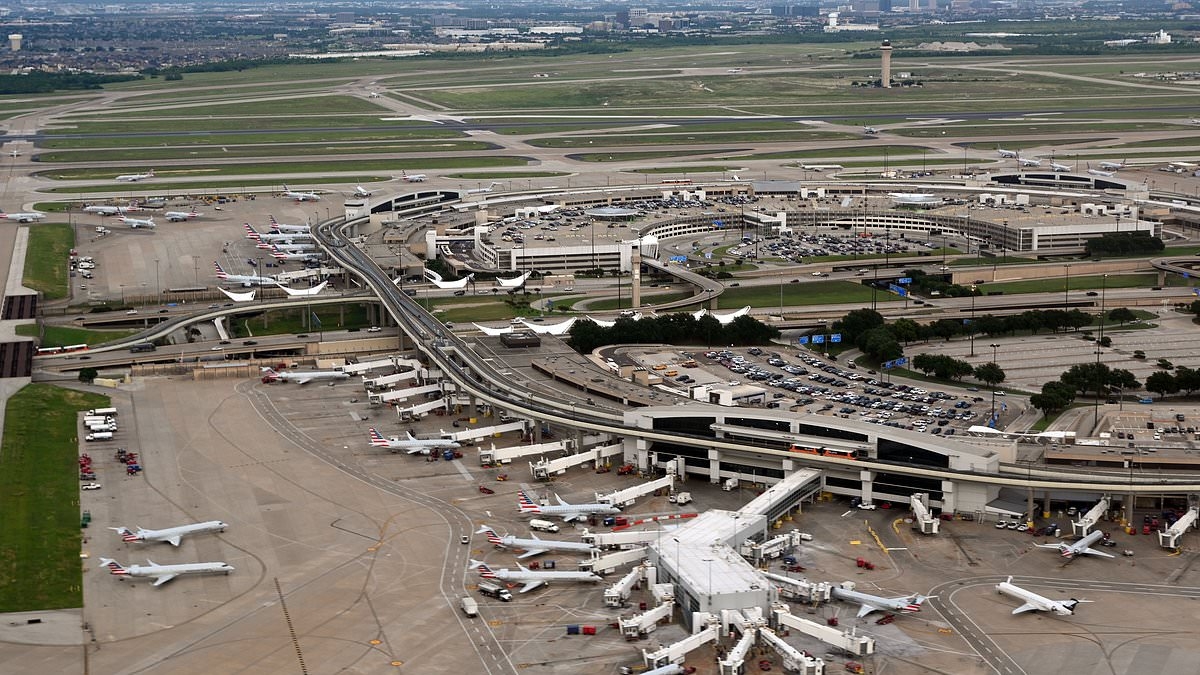 BREAKING NEWS All flights GROUNDED at major airport as massive thunderstorm wreaks havoc