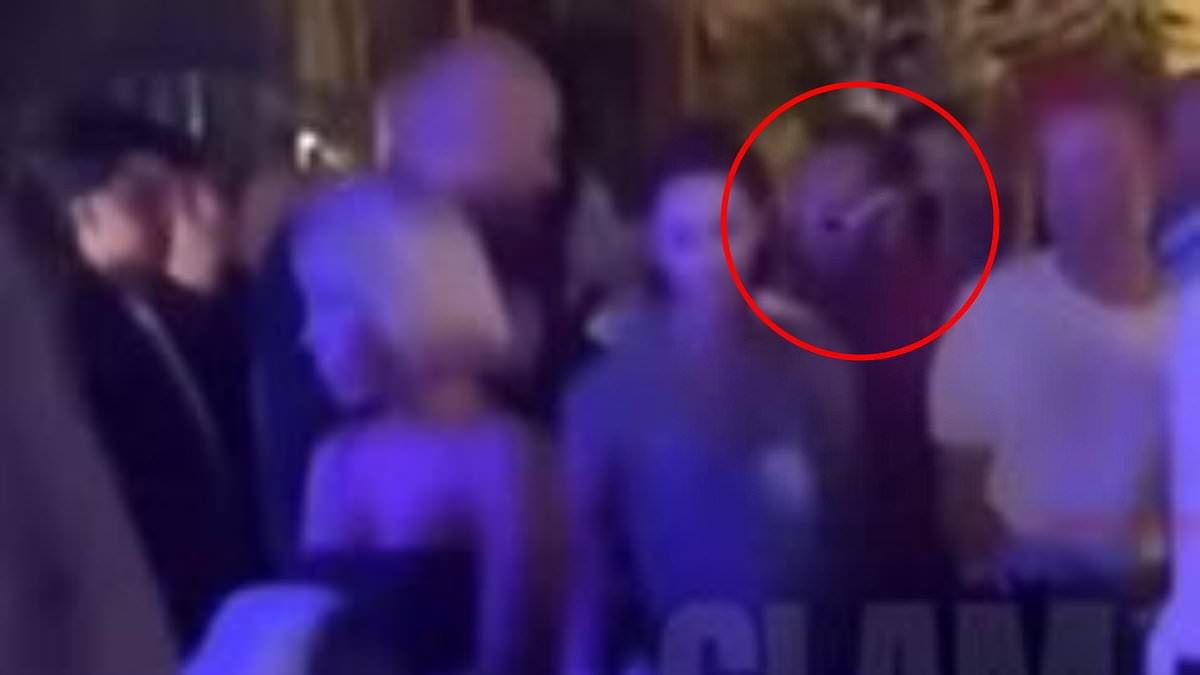 Lewis Hamilton spotted cosying up to Russian model in Monaco nightclub - months after she denied relationships with TWO Premier League flops