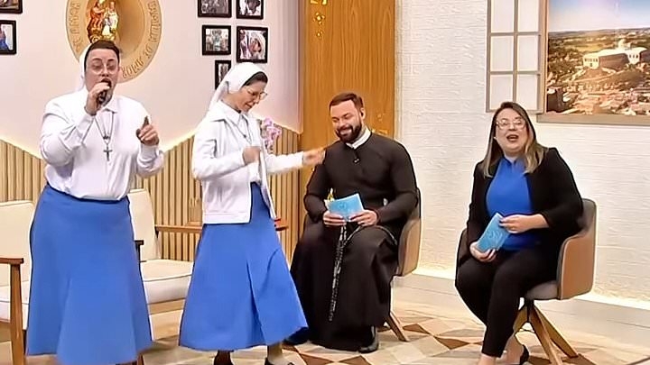 Nun goes viral for shocking performance on Catholic TV channel