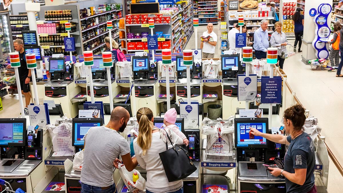 Tesco is mocked for bringing 'VAR style' AI action replays at self-service tills - showing video of customers if they fail to scan shopping correctly
