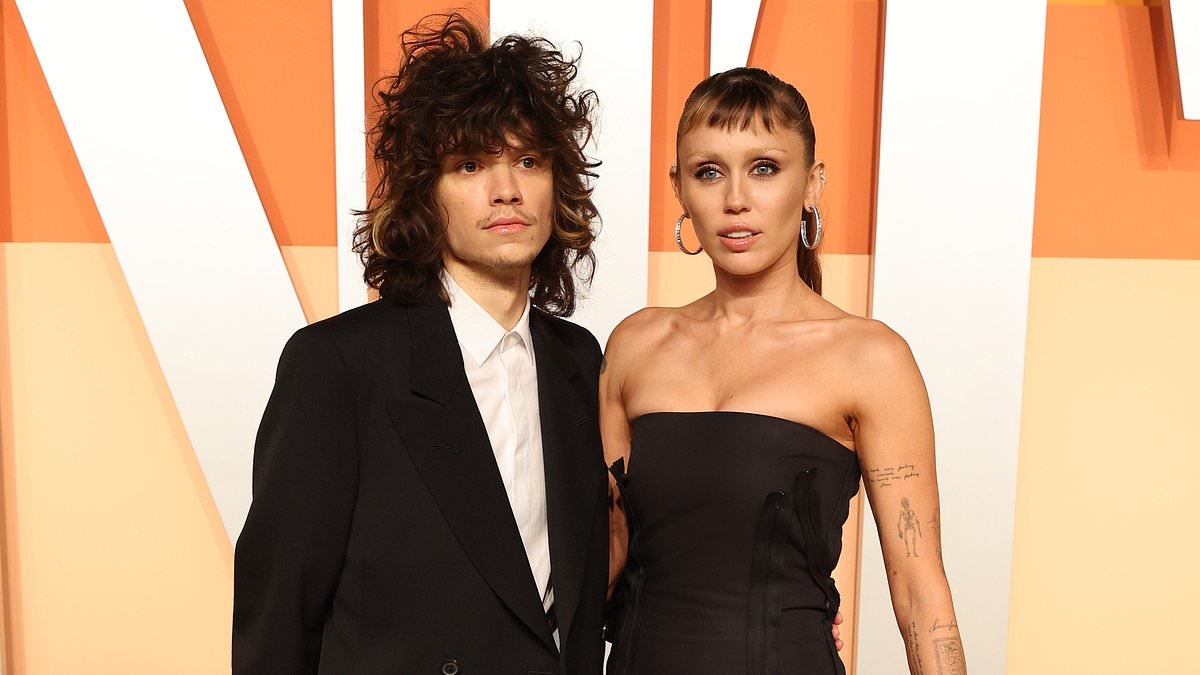 Miley Cyrus' rarely seen age-gap boyfriend joins her mom Tish and sister Brandi at album listening party