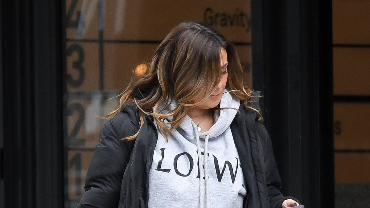 Kym Marsh is seen departing the Coronation Street studios following fan speculation she is returning to show