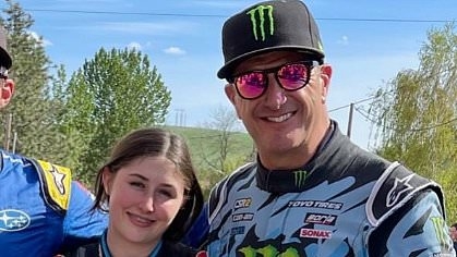 Ken Block's daughter carries on his legacy: Racing prodigy Lia stars in new Netflix show F1 Academy two years after her father's death in tragic snowmobile accident