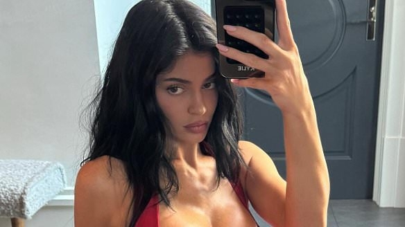 Kylie Jenner risks wardrobe malfunction in eye-popping red minidress amid surgery rumors