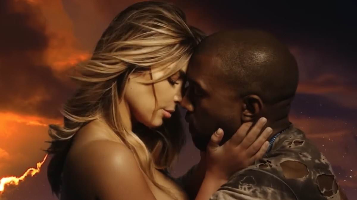 Kanye West and Bianca Censori recreate Kim Kardashian Bound 2 video