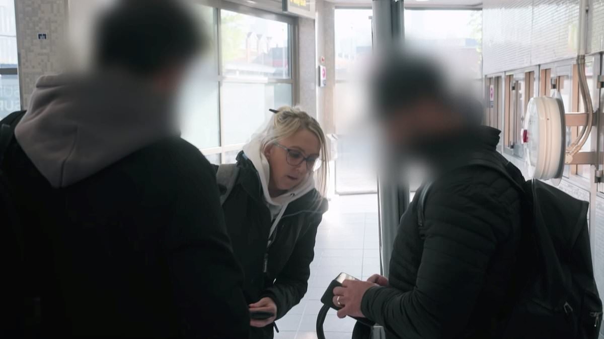 EXCLUSIVE Moment fare dodger finds out he owes TfL more than £3,500 after swerving fares for over a year using a 'card his friend gave him'