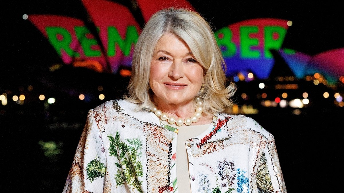 Awkward moment Martha Stewart issues a snappy response when asked about Meghan Markle's 'viral' jam during trip to Australia