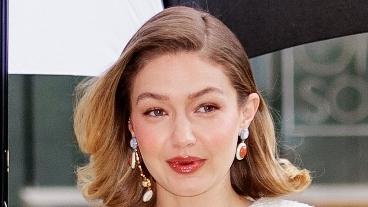 Gigi Hadid parties in a SUPER short dress that almost flashes her panties
