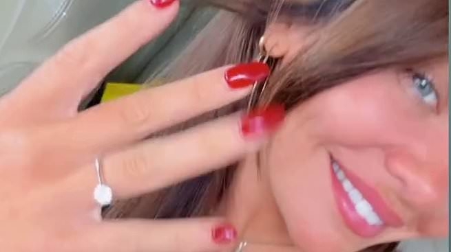 Braith Anasta's ex fiancée Rachael Lee debuts her new engagement ring from her Bra Boys boyfriend - after NRL star once proposed with a massive four carat sparkler