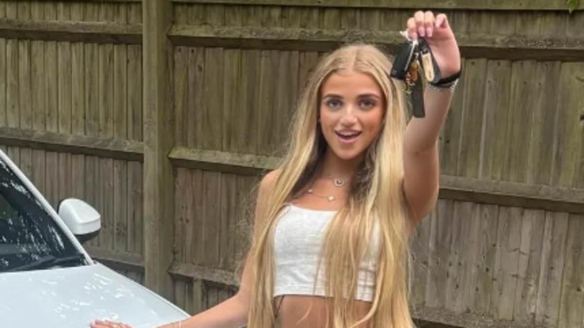 Princess Andre, 17, hits back at fans who accused her of not buying new £10k car herself