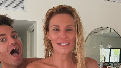 Brandi Glanville, 52, leaves little to the imagination as she poses for topless snaps after life-changing mystery illness left her face disfigured
