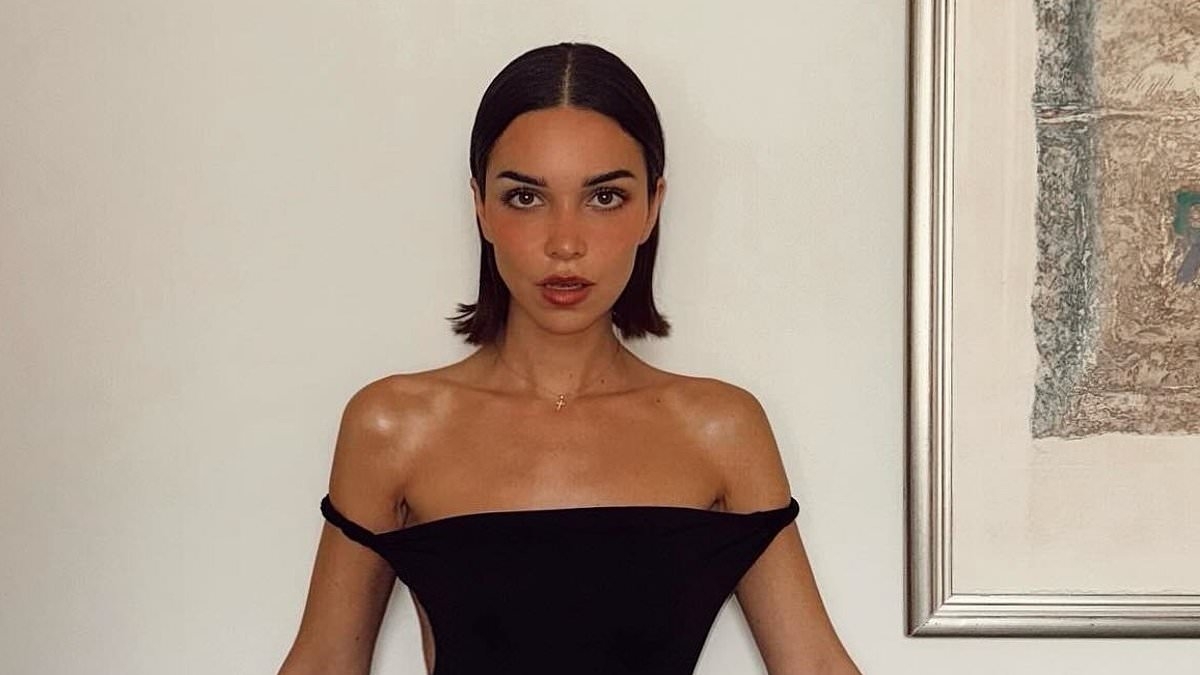 Jackie Apostel takes another leaf from Victoria Beckham's stylebook with sexy little black dress