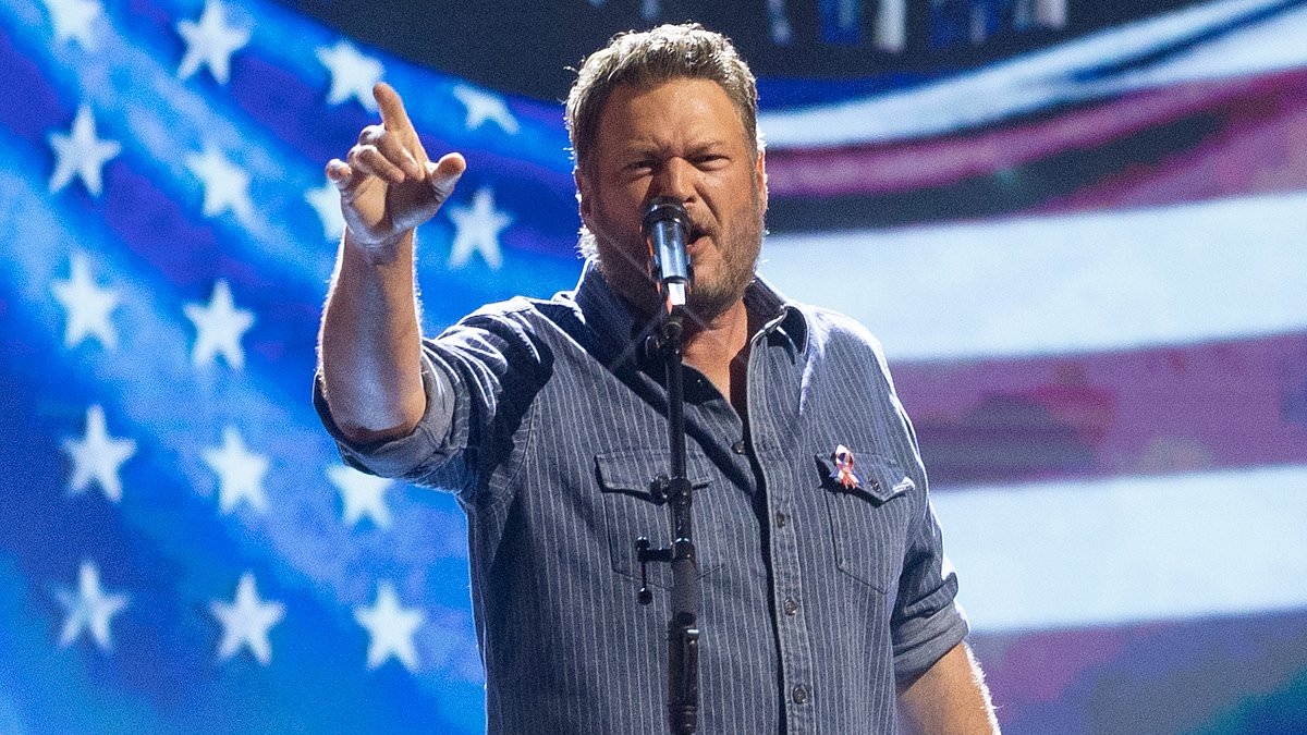 Blake Shelton hits back at angry critics following backlash over his and Gwen Stefani's pre-taped AMAs performance after fans claimed they were 'lied to'