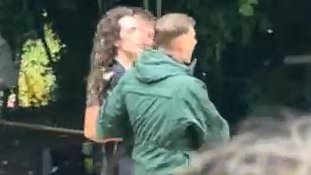 EXCLUSIVE Footage reveals the fate of mystery daredevil whose backflips down cheese-rolling hill went viral