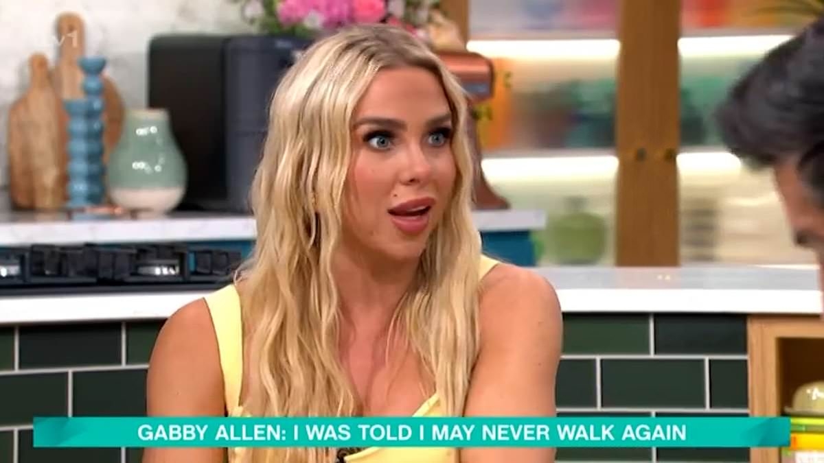 Love Island star Gabby Allen reveals her fears of 'never being able to dance again' after she was diagnosed with scoliosis