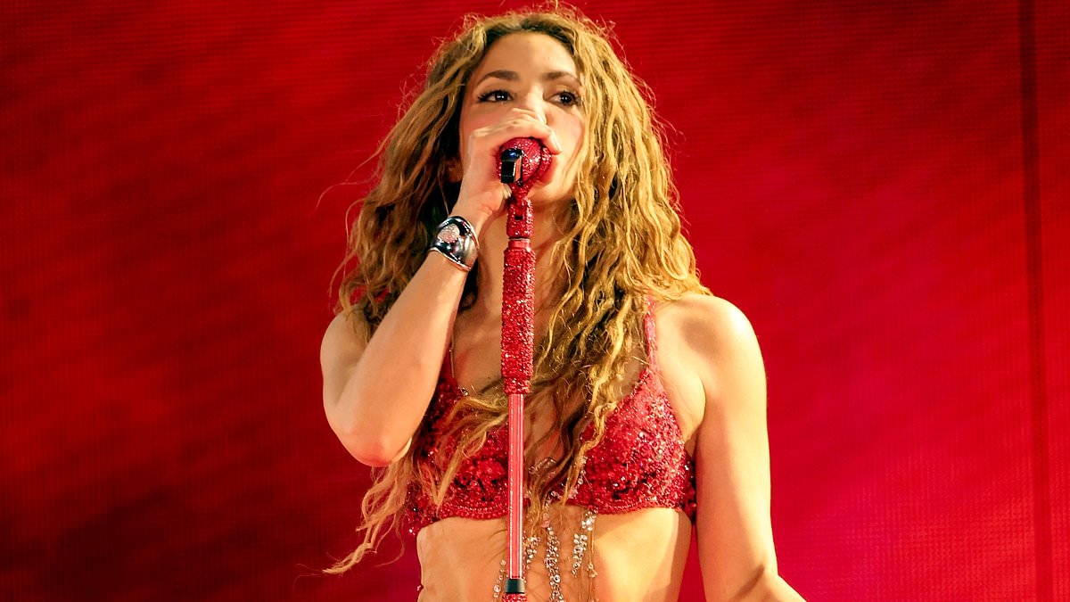 Shakira makes history as she breaks records on Las Mujeres Ya No Lloran tour - after singer slipped on stage