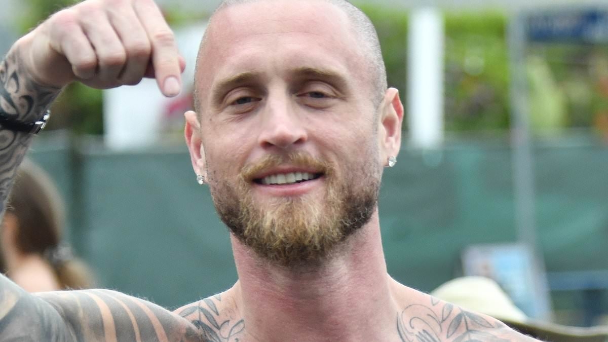 Tom Hanks' son Chet reveals all 70 of his tattoos while shirt-free... after 'ex' Kim Zolciak flashes her bikini body