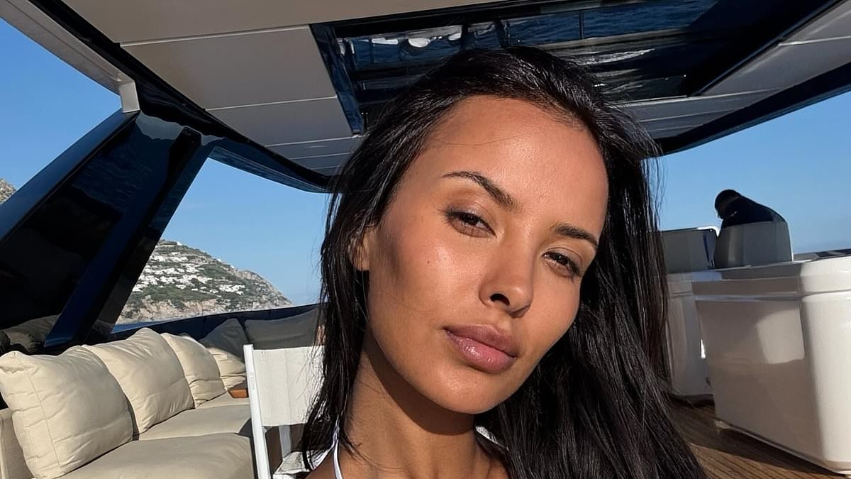 Maya Jama looks loved-up with boyfriend Ruben Dias as she gives an insight into their romantic trip to Italy