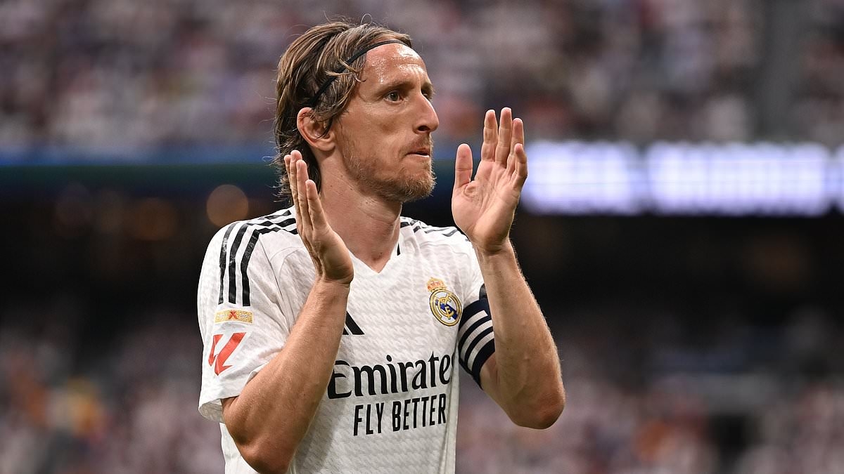 Luka Modric 'considering shock move to British club' as midfielder prepares to leave Real Madrid