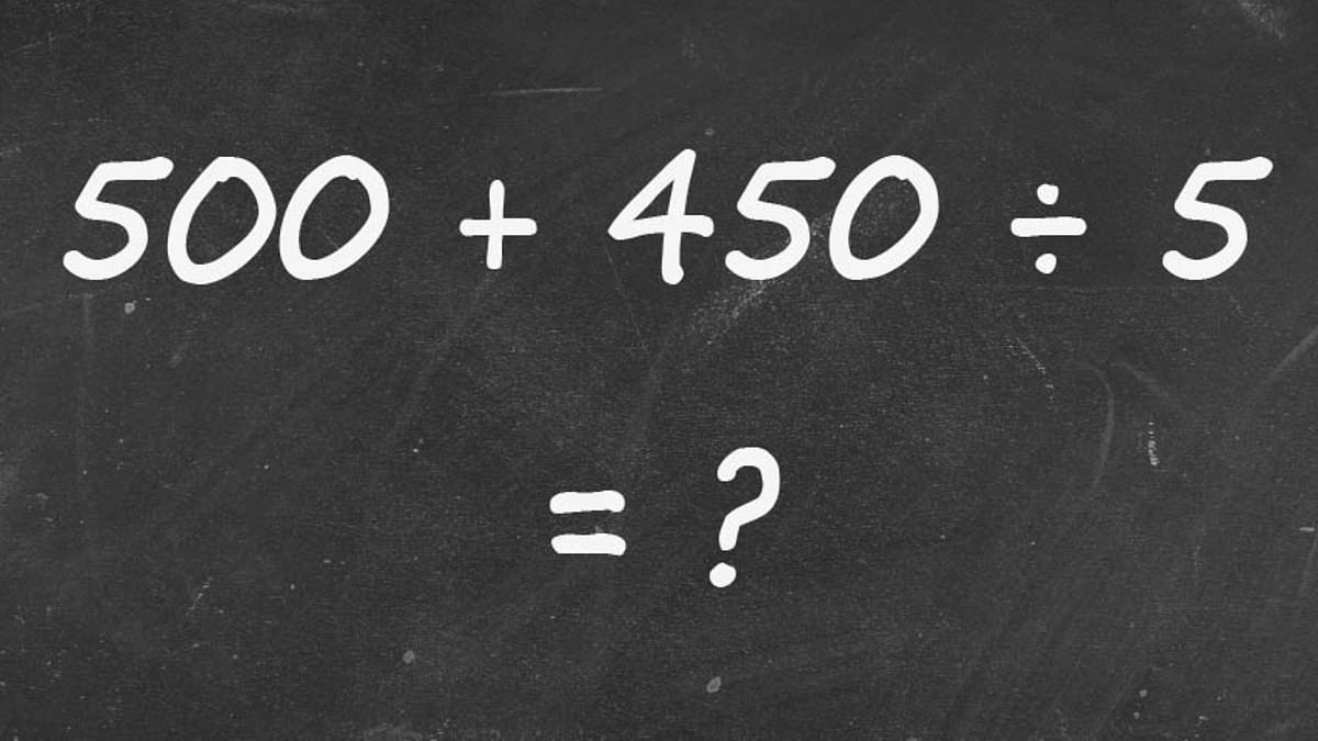 Simple looking elementary school math problem leaves people stumped - can you get the answer in 30 seconds?