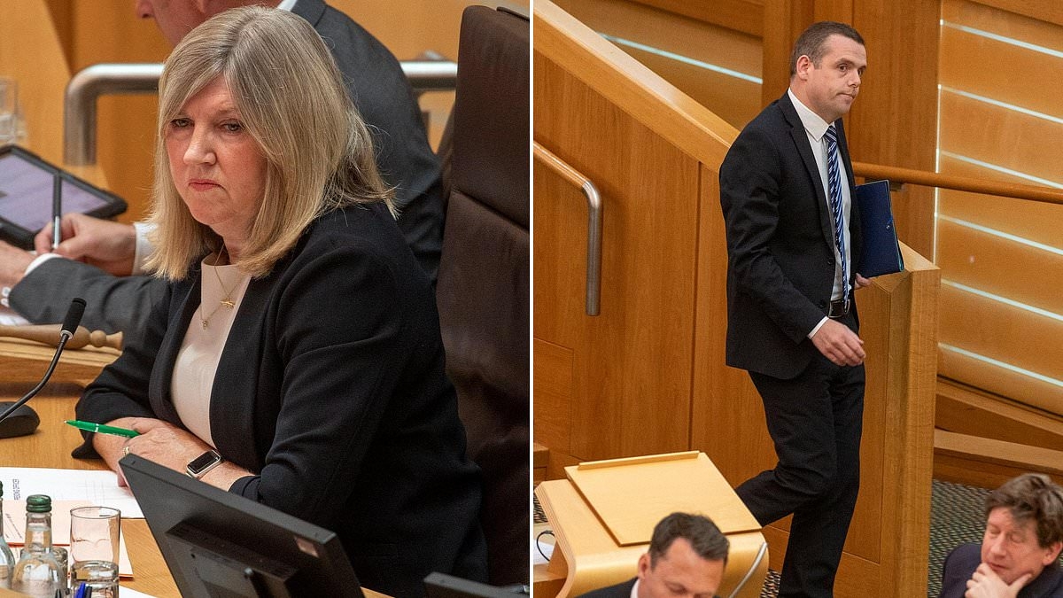 Presiding officer accused of 'blatant bias' after throwing Tory MSP out of debating chamber