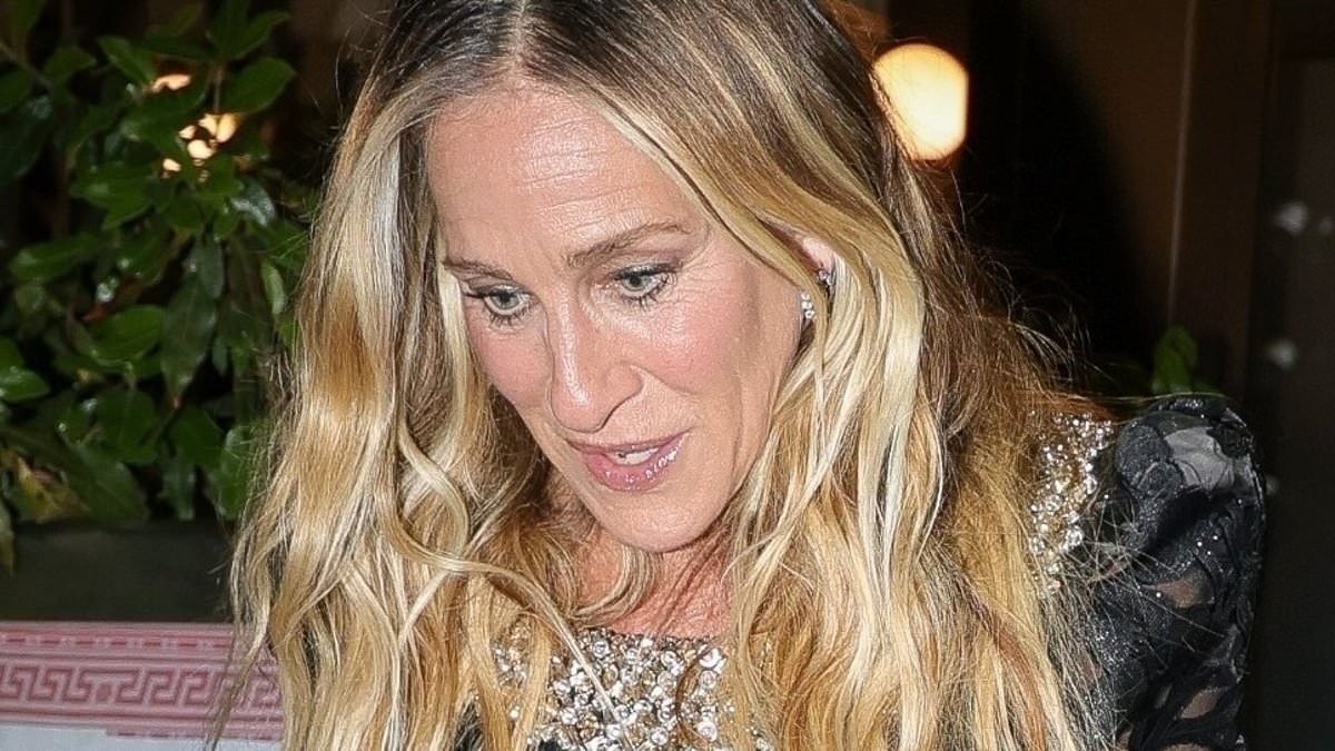 Sarah Jessica Parker stuns in a lace dress while returning to her hotel in Paris with co-star Cynthia Nixon - as And Just Like That's new season finally wins over critics