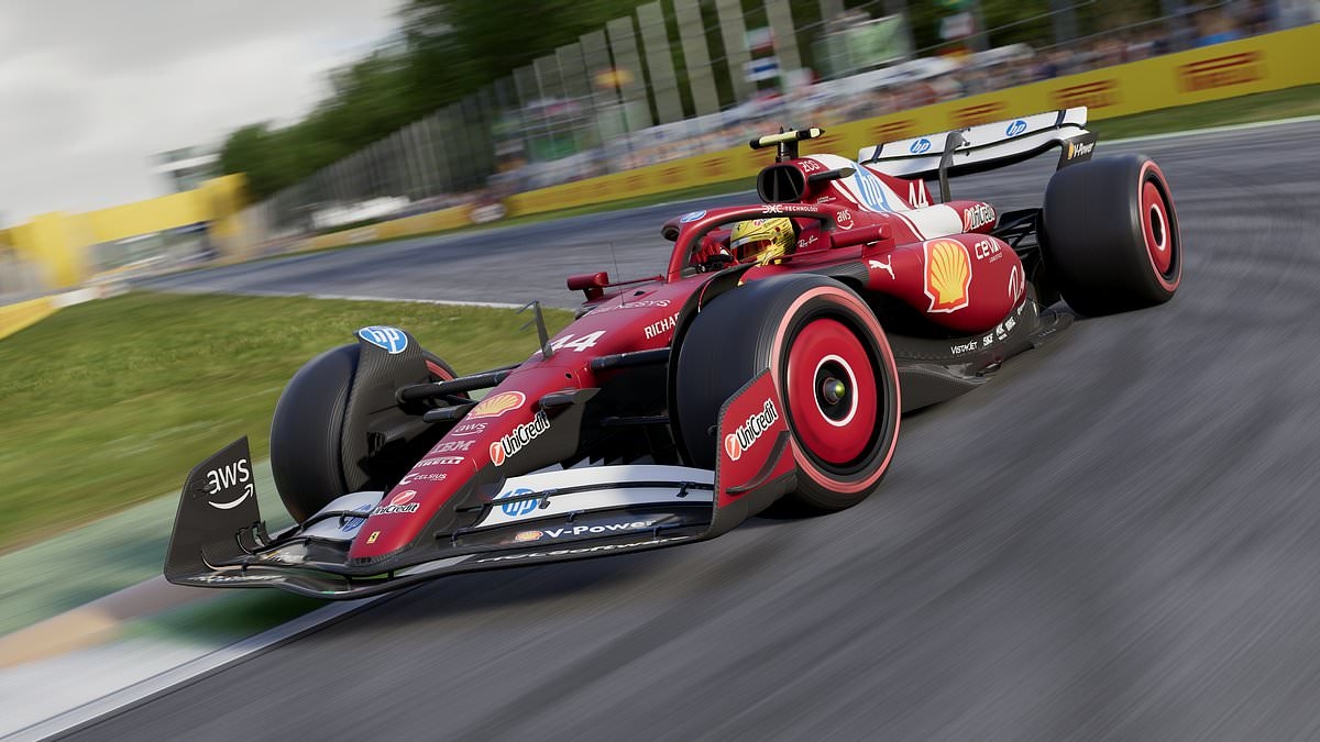 Perfectly recreated FI cars gliding around perfect recreations of F1 tracks...AND Brad Pitt? Now that's what I call a formula for success!
