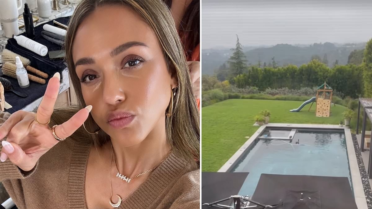 Jessica Alba shows off insane backyard at her $19M marital home on sale amid Cash Warren divorce