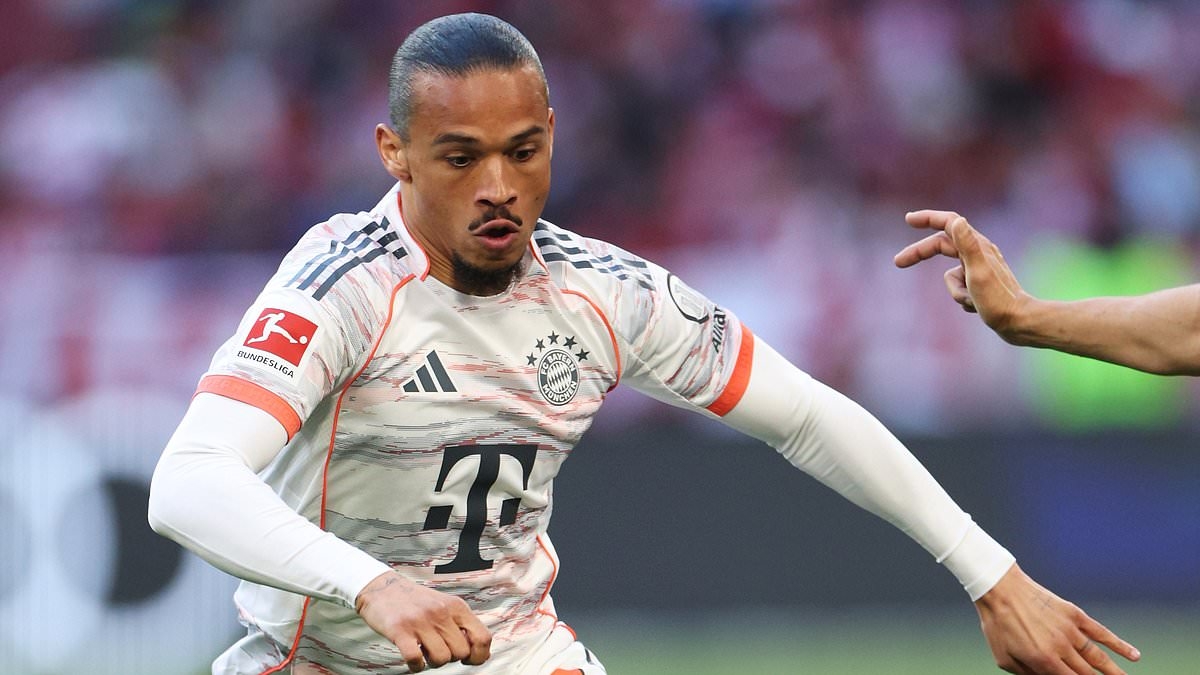 Arsenal teased by Leroy Sane 'contract update' after German's agent sits down with Bayern Munich chiefs - but 'two other Premier League giants' are keen on free transfer