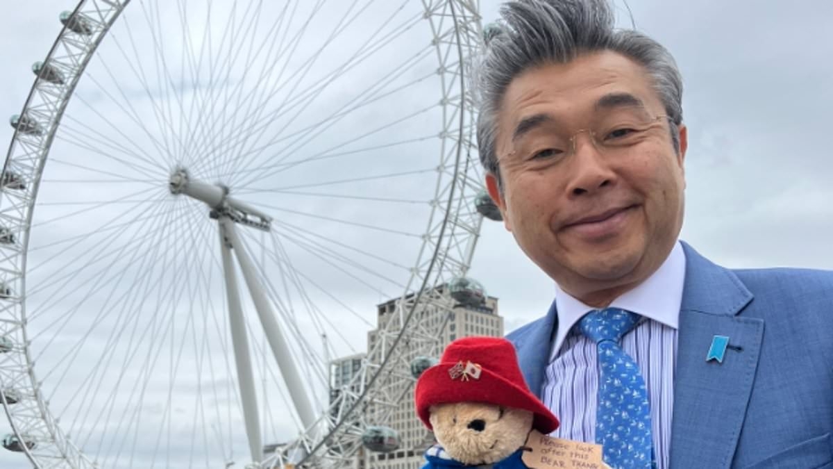 The internet swoons over the UK's 'wholesome' new Japan Ambassador for his enthusiastic love of Britain, joyful videos and fascination with Paddington Bear