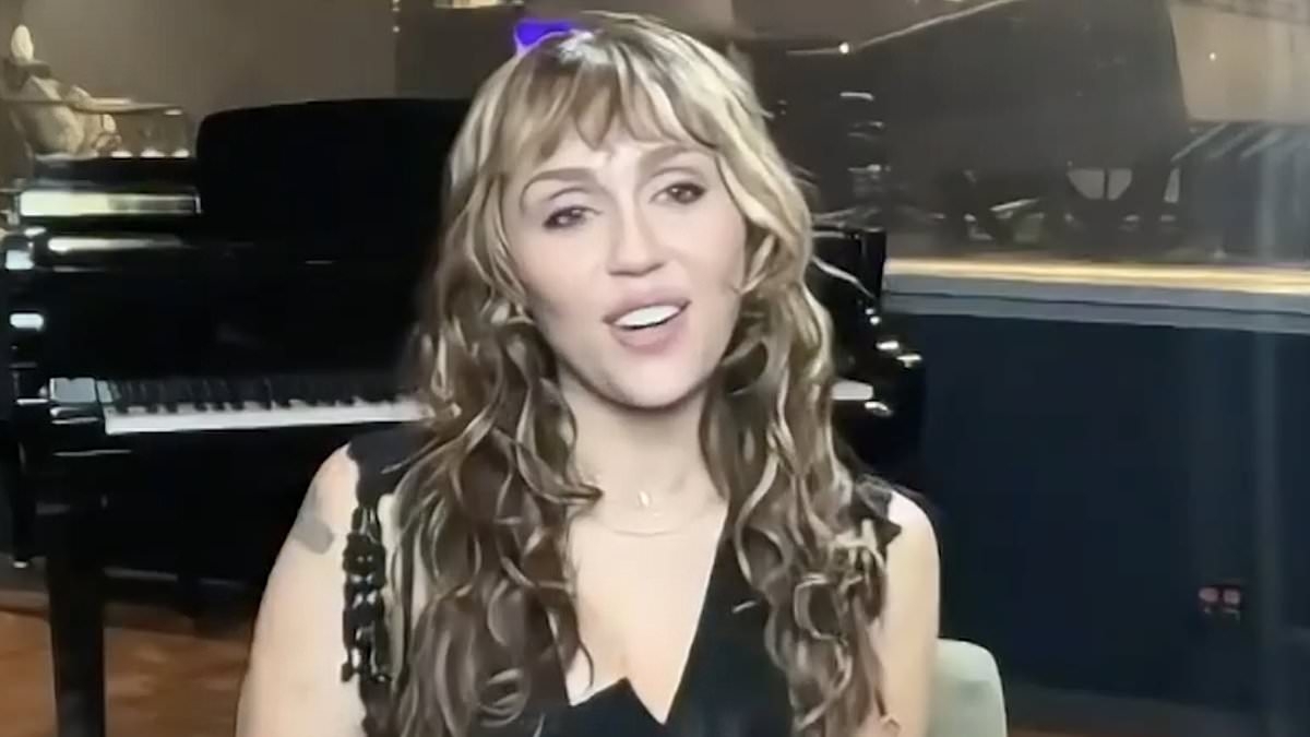 Miley Cyrus reveals she got down and dirty on the Hollywood Walk of Fame while filming secret music video for her new album Something Beautiful