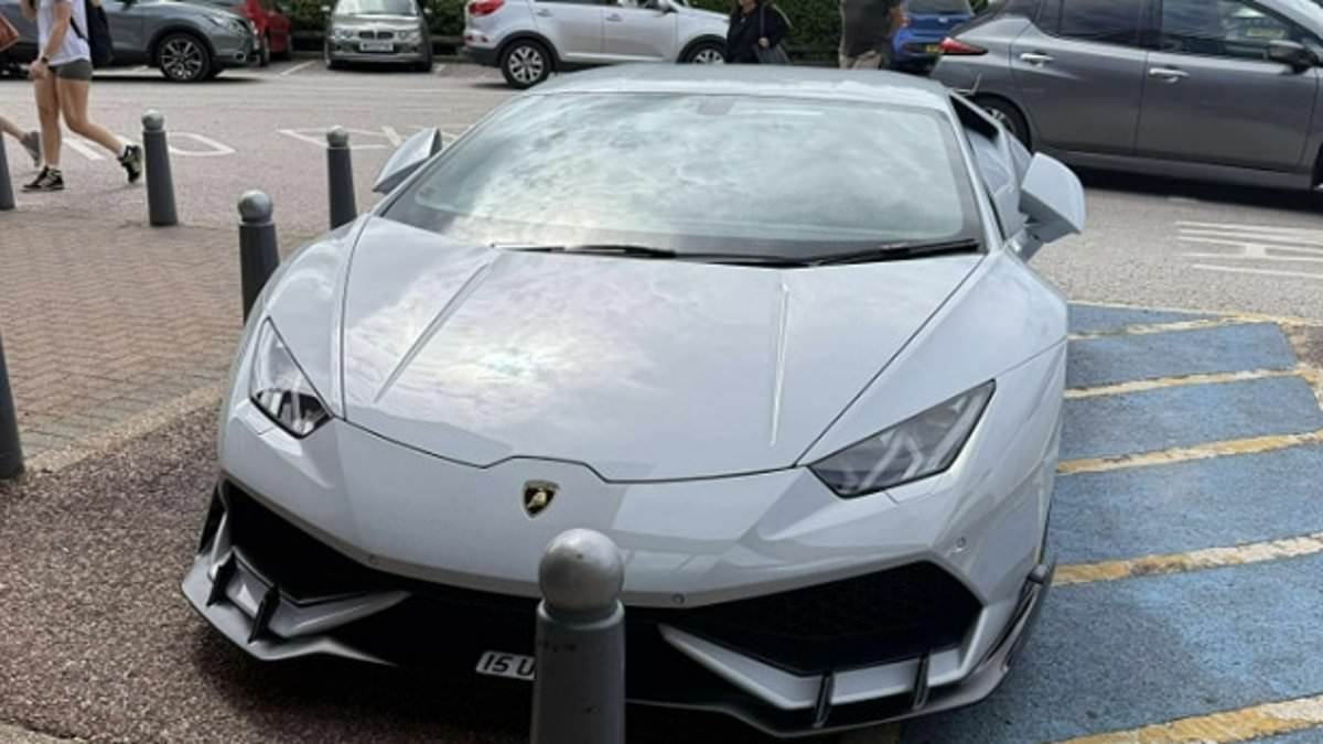 You can't park there, mate! Facebook page tries to humiliate driver for parking his £160K Lamborghini in a disabled spot... but motorist has the ultimate clapback