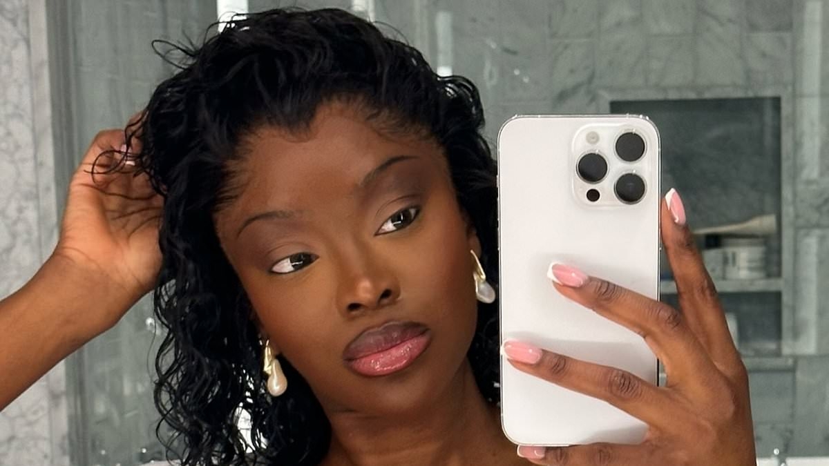 Selling Sunset's Chelsea Lazkani shows off her figure in a white co-ord as she addresses body shamers claiming she looks 'pregnant'